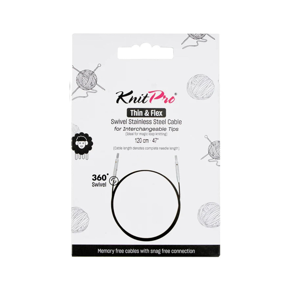 KnitPro Thin & Flex Swivel Cables