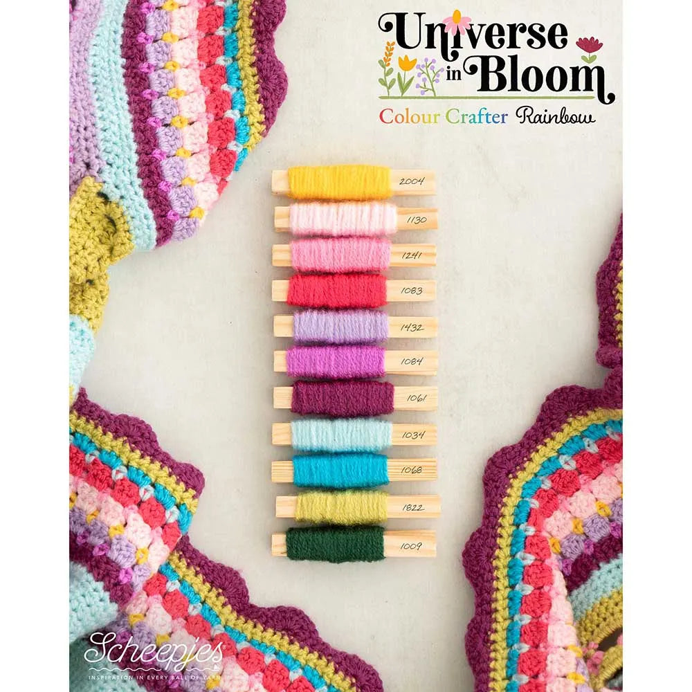 Scheepjes Universe in Bloom CAL Crochet Kit – Colour Crafter RAINBOW Edition