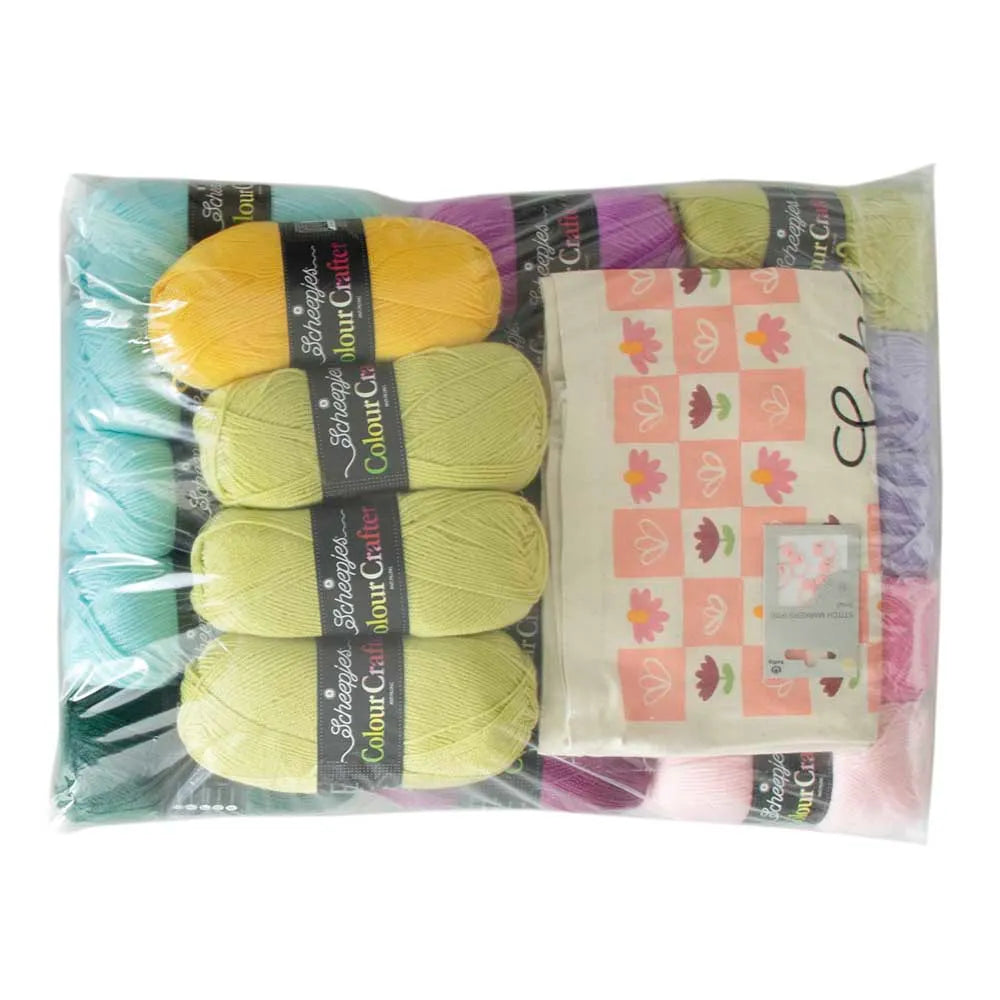 Scheepjes Universe in Bloom CAL Crochet Kit – Colour Crafter RAINBOW Edition