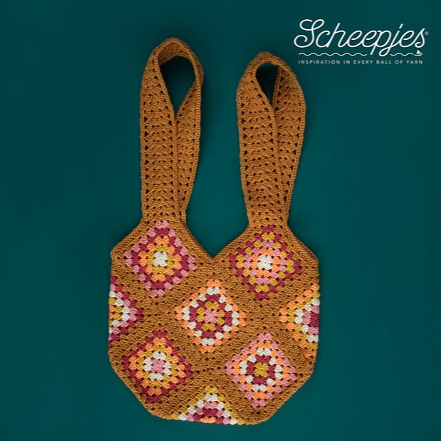 Scheepjes Granny Square Bag Crochet Kit – Warm Retro