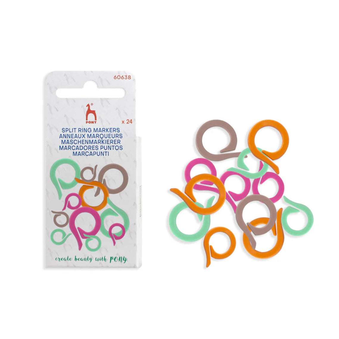 Pony Split Ring Stitch Markers