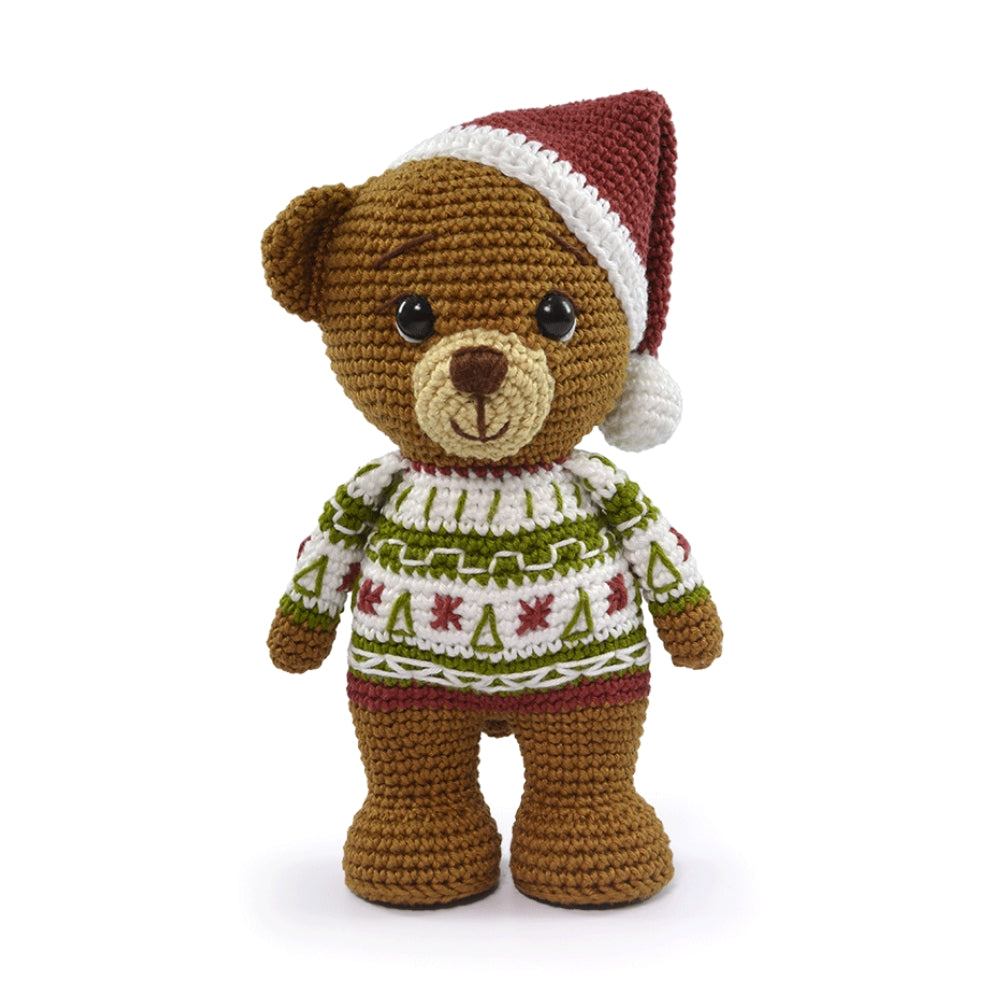 Circulo Toni the Christmas Bear Crochet Kit