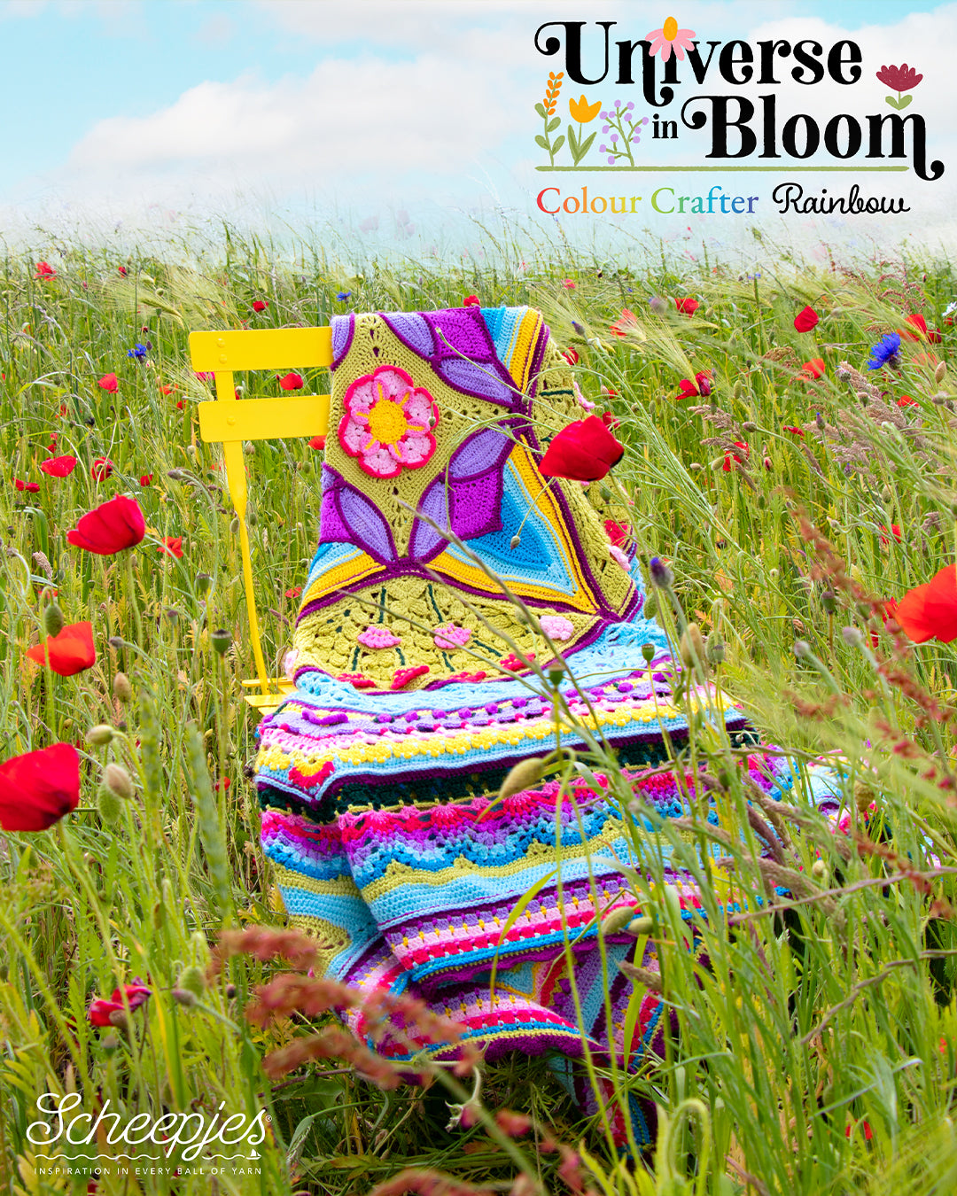Scheepjes Universe in Bloom CAL Crochet Kit – Colour Crafter RAINBOW Edition