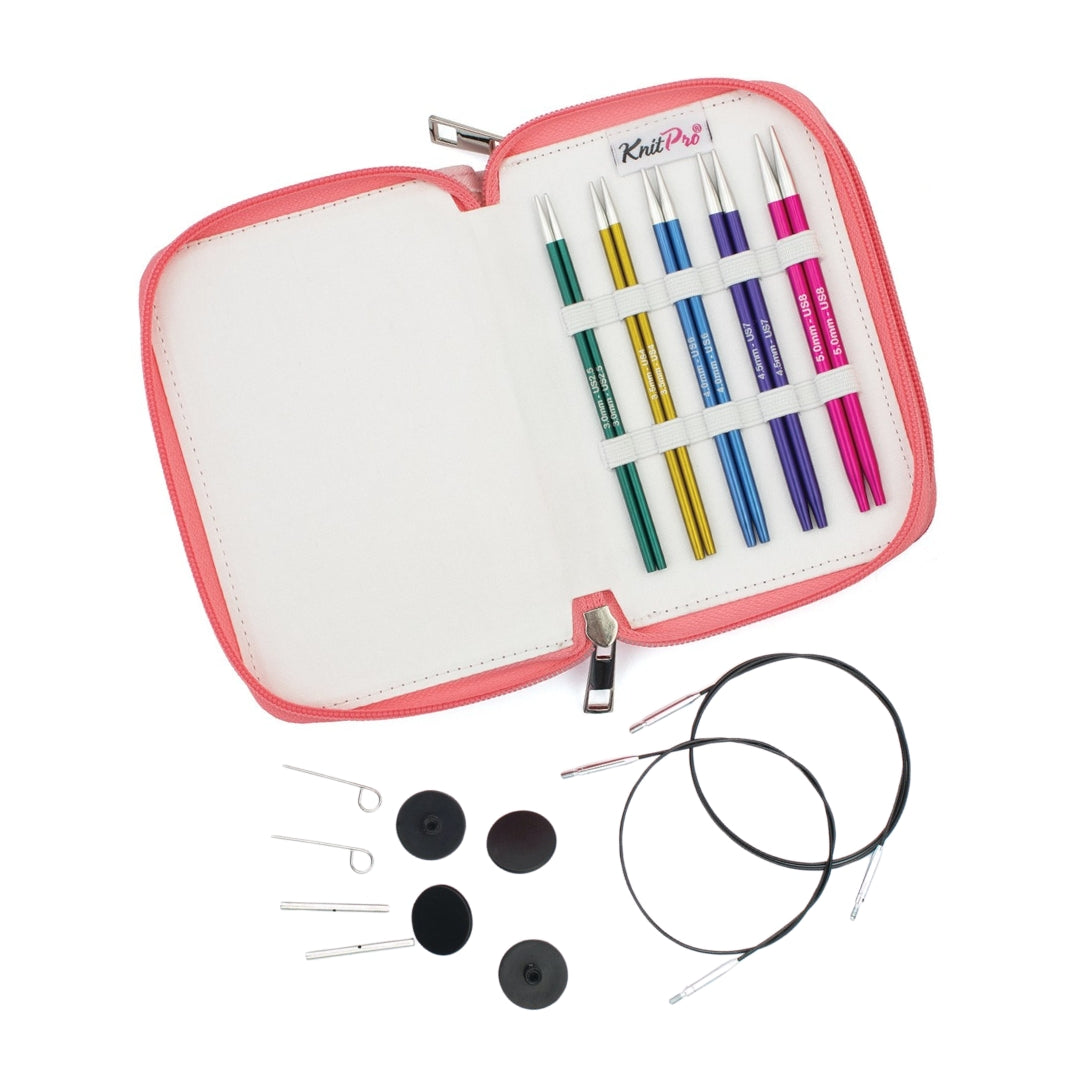 KnitPro Zing Starter Interchangeable Needle Set (10cm)