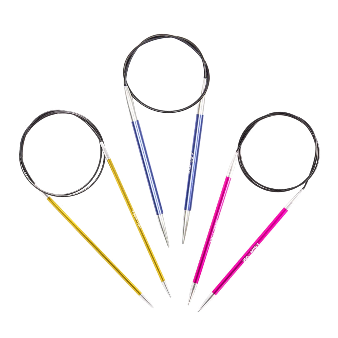 KnitPro Zing Fixed Circular Knitting Needles