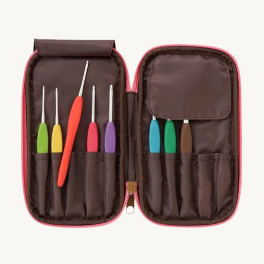 Clover Zipper Crochet Hook Case