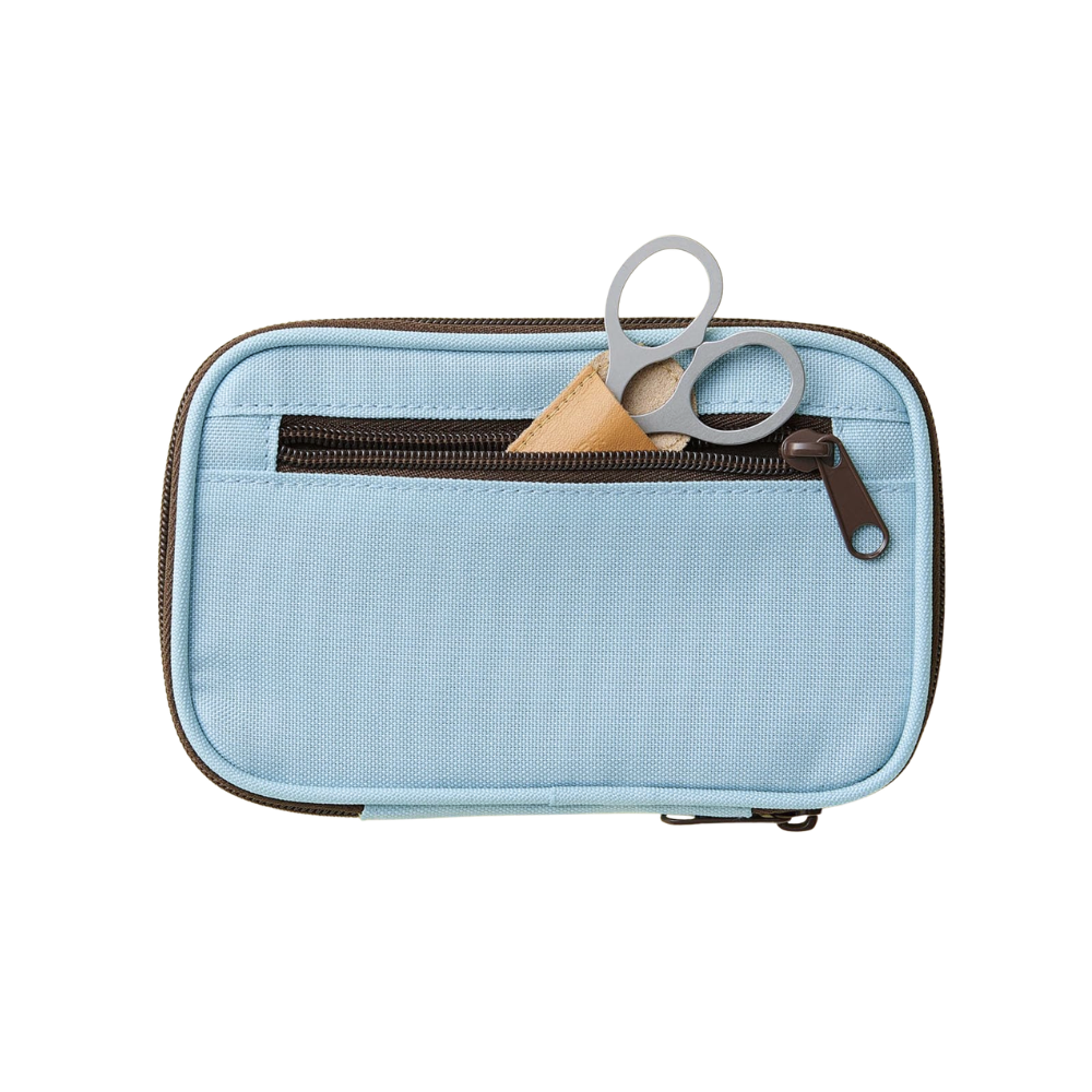 Clover Compact Zipper Crochet Hook Case