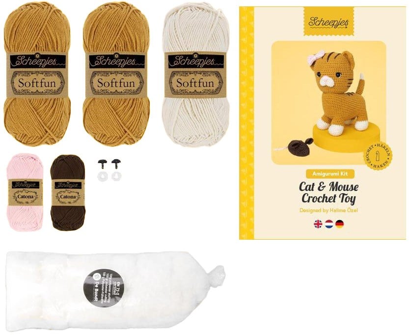 Scheepjes Cat and Mouse Crochet Kit
