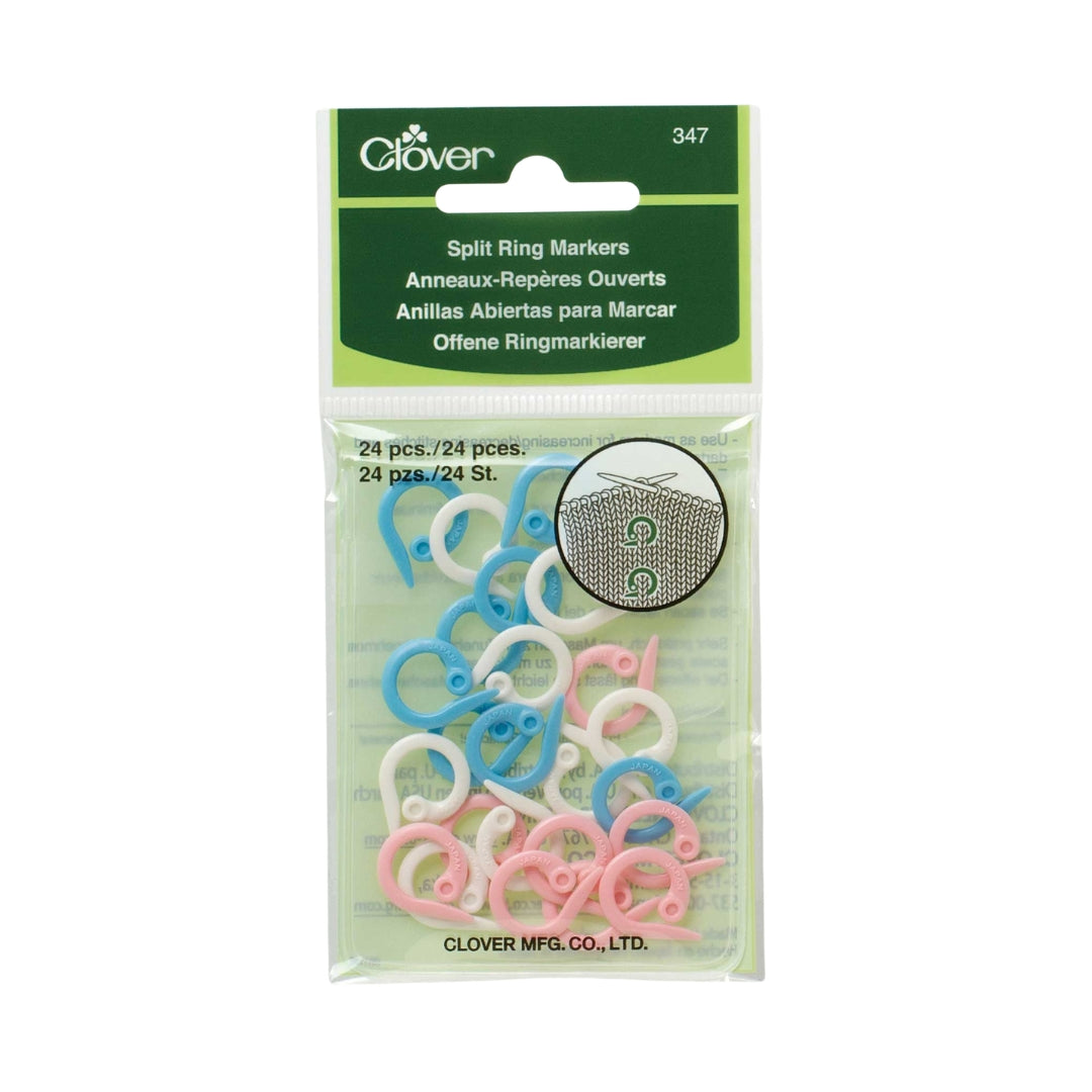 Clover Split Ring Stitch Markers