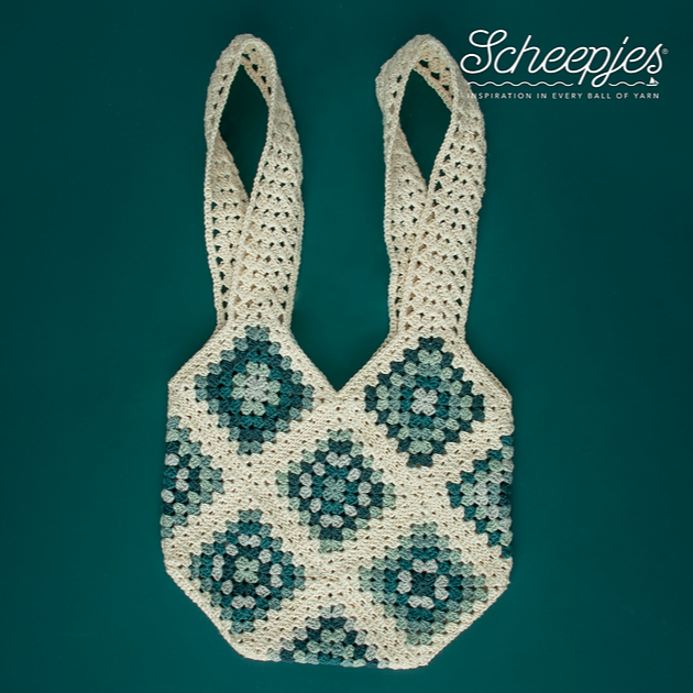 Scheepjes Granny Square Bag Crochet Kit – Cool Retro