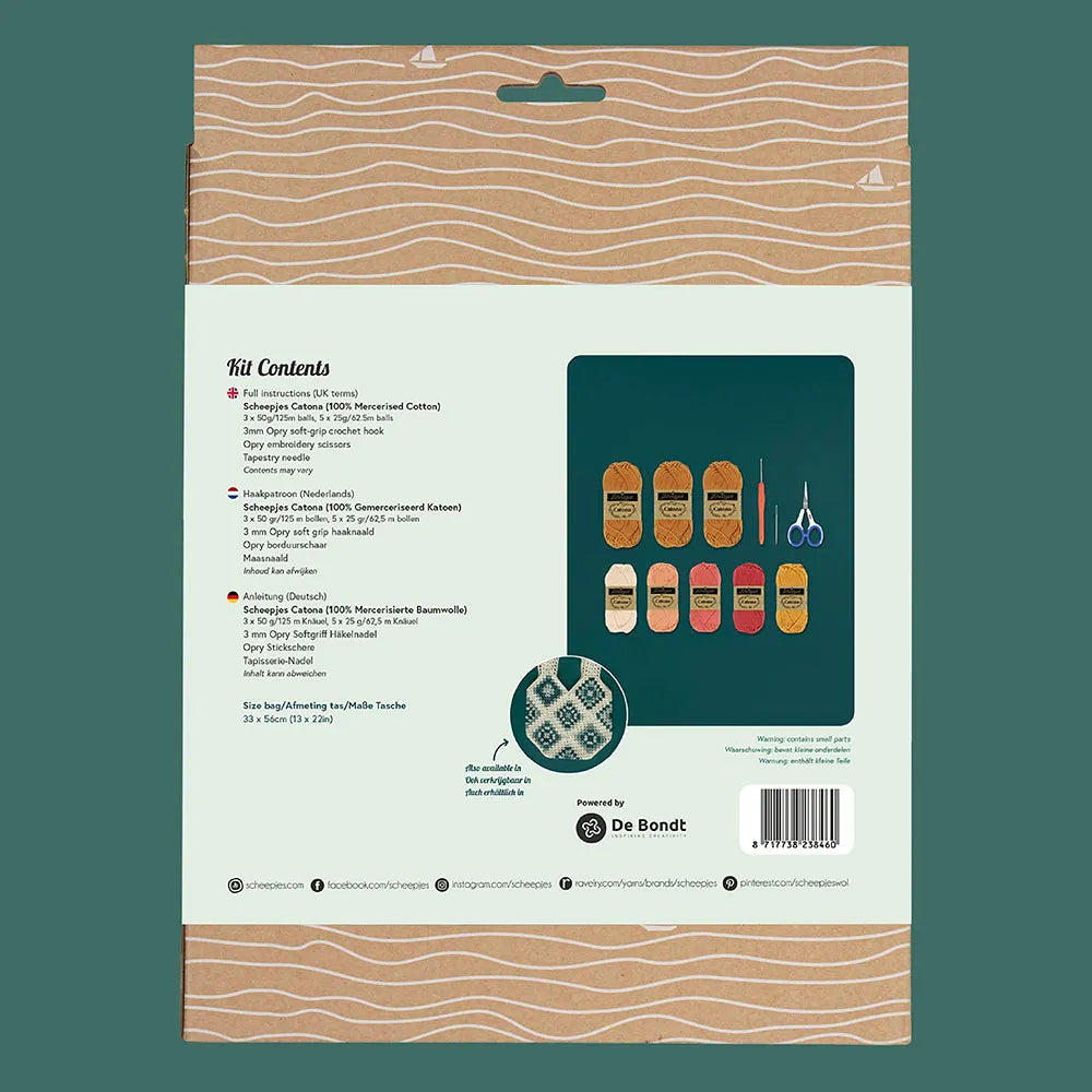 Scheepjes Granny Square Bag Crochet Kit – Warm Retro