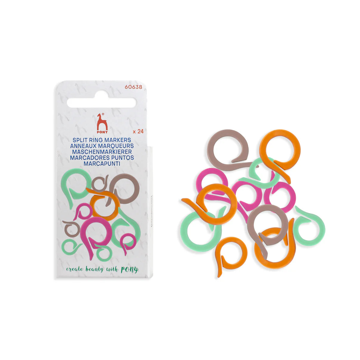 Pony Split Ring Stitch Markers