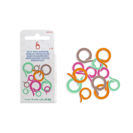 Pony Split Ring Stitch Markers