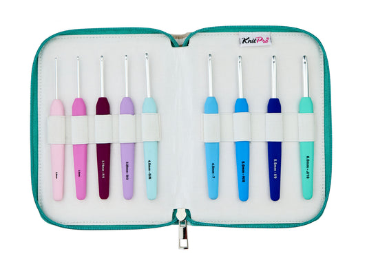 KnitPro Waves Crochet Hook Deluxe Set