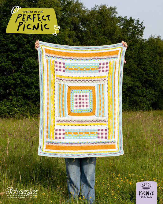 Scheepjes CAL 2026 Perfect Picnic Kit – DAWN Cotton Create DK
