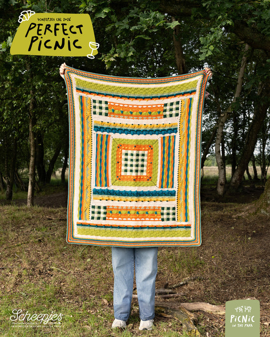 Scheepjes CAL 2026 Perfect Picnic Kit – PARK Cotton Create DK